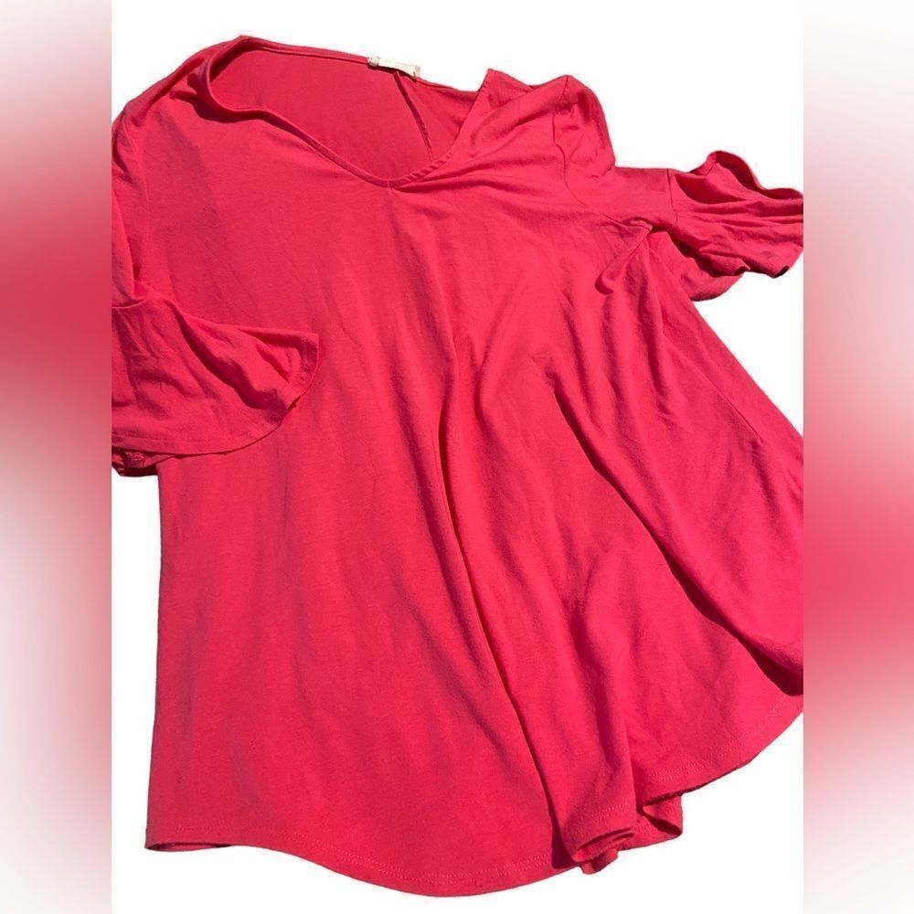 Zenana size 2X beautiful pink top see pics like new condition